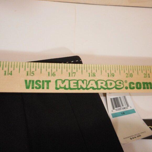 Uniform John Paul Richard Womens Mini Skirt Size 16 Black Side Zip NWT - Picture 5 of 10